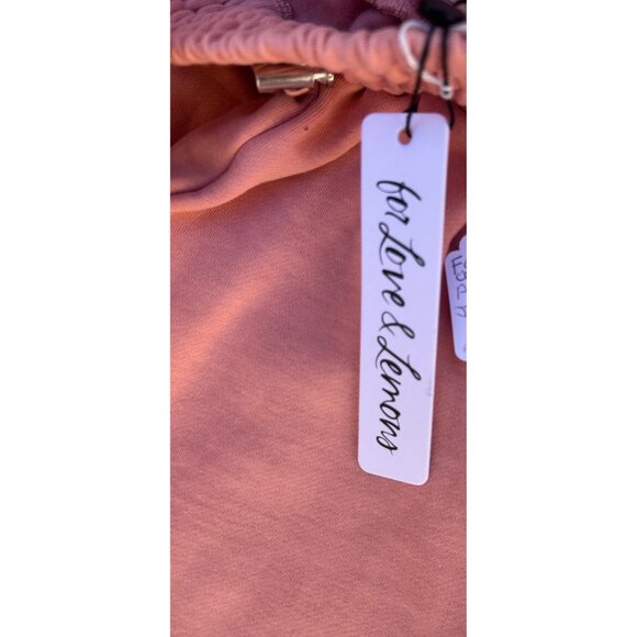 For Love And Lemons Josie Sweatpants Pink Size XS - Picture 8 of 11